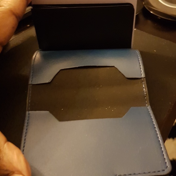 SOLD RFID Slim Faux Leather Card Wallet - Picture 5 of 8